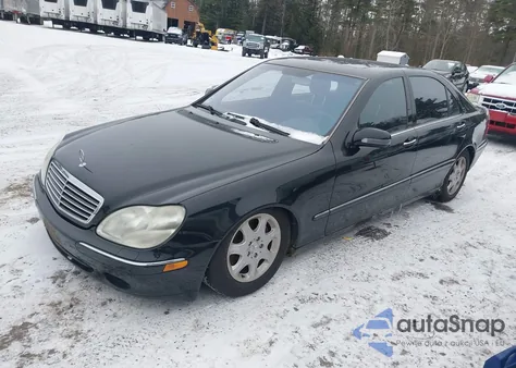 2001 Mercedes-Benz S 430 from USA, damaged, VIN WDBNG70J21A215022